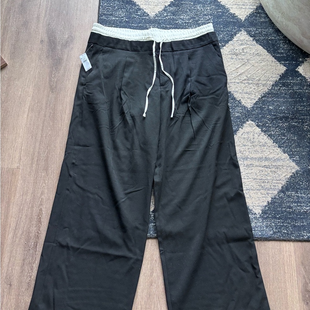 Black Drawstring Pants